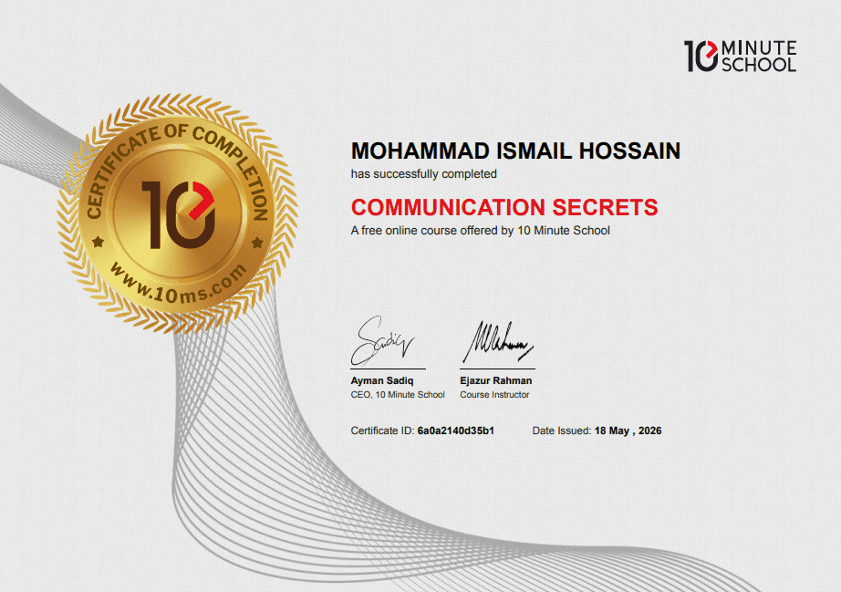  Communication Secret