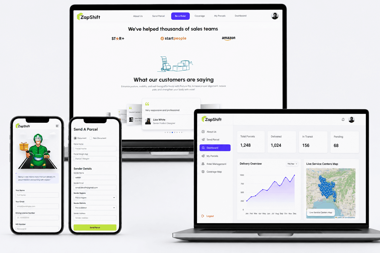 ZapShift E-commerce